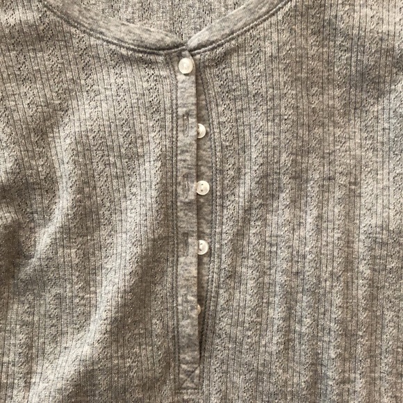 Victoria’s Secret Gray Sleep shirt - Picture 3 of 4